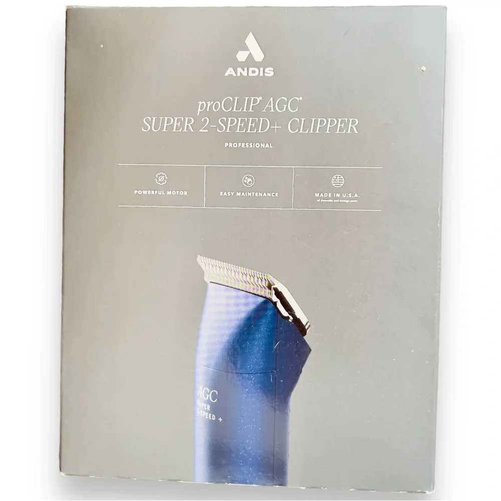 ANDIS Professional Proclip AGC+ 2-Speed Clipper • Blue Dog Grooming Shears NEW